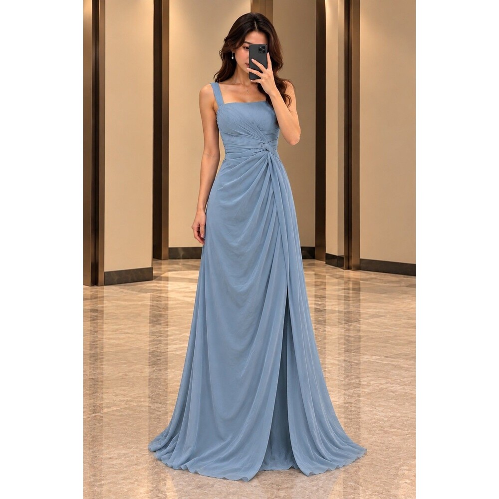 Chiffon Long Formal Dress With Slit size 16